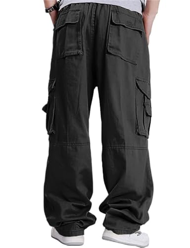 IDEALSANXUN Baggy Cargo Pants Men Casual Loose Fit Y2k Pants3