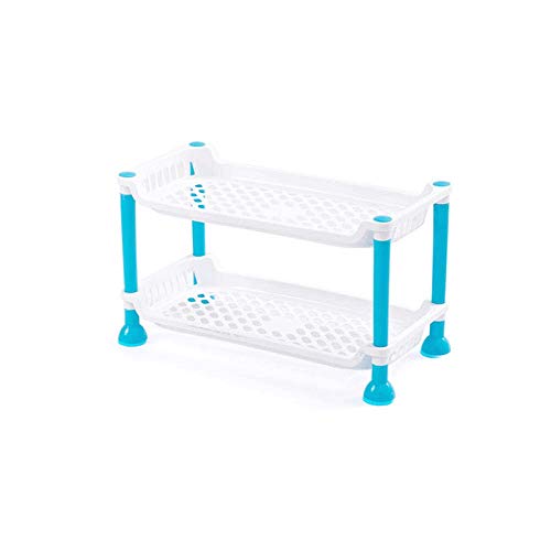 Étagère de douche d'angle adhésive et panier de rangement cuisine sans perçage - 2