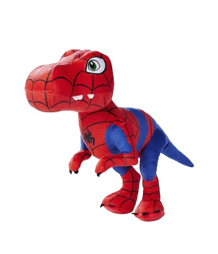 Simba - Peluche Spidey T-Rex - Héroe Dinosaurio - Diseño Vibrante y Suave - Óptimo para Jugar, Decorar y coleccionar - Apto Desde 0 Meses - Spidey and His Amazing Friends (6315870558)