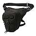 Menolana Motorcycle Leg Bag Men Waist Organizer Decoration Adjustable Thigh Bag Hip Pouch for Cycling Travel Outdoor Casual Hiking, Black