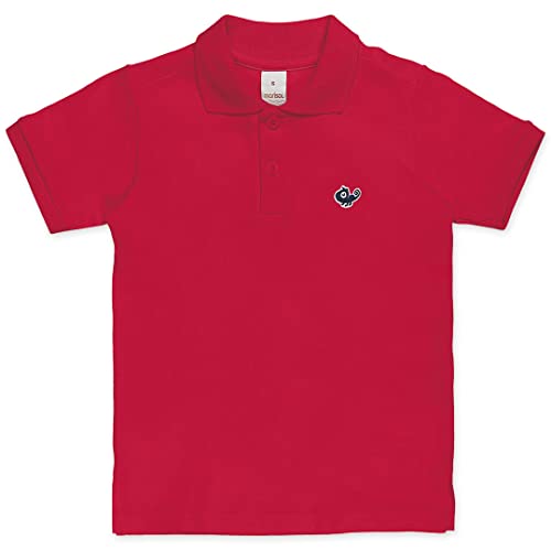 Camisa polo Marisol com aroma meninos, Vermelho, 6