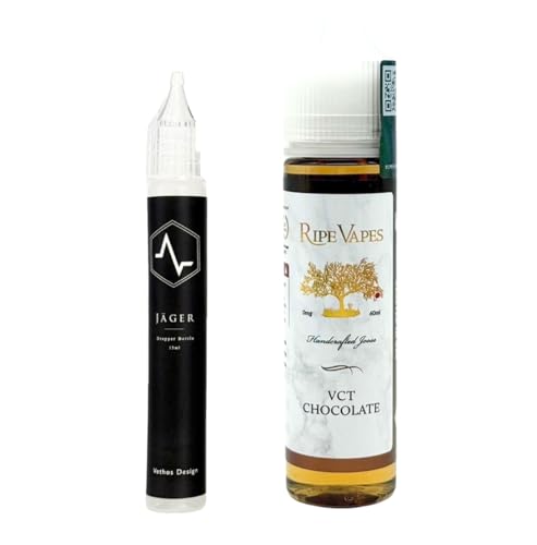 RIPE VAPES VCT CHOCOLATE �`���R���[�g 60ml with �I���W�i�����j�R�[���{�g��15ml �d�q���΂� VAPE ���L�b�h �j�R�`���t���[