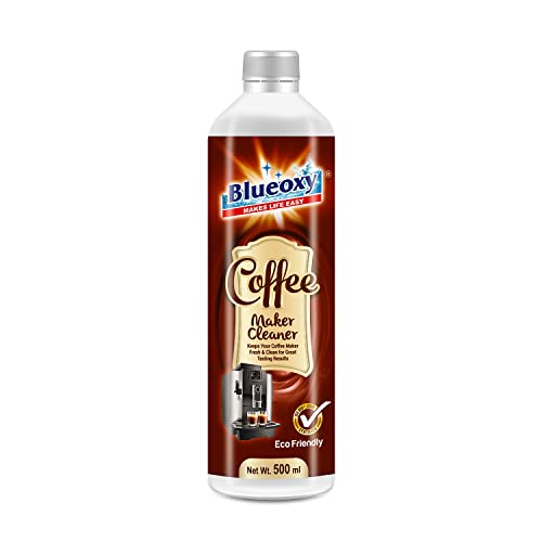 BLUEOXY Coffee Maker Cleaner & Descaling Liquid | For Keurig, Nespresso & All Coffee Machines | Keurig Espresso Coffee Machine Cleaner and Descaler | Ecological Formulation | 500 ML | QTY 1