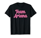 Team Ariana Merch First Name Pink T Shirts Women