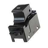 KRJFNAHQ Interruptor Ventana eléctrica Interruptor ventanilla Delantera Derecha para para Rio para Pride 2011-2017 93575-1W010, 7 Pines, 12 V CC, ABS, Color Negro
