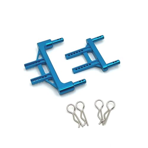 Mise à niveau métal bleu pour piliers coque SCY 1/16 haute finition