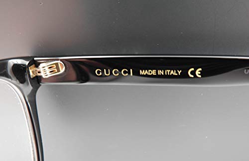 Gucci Gg 0420O 001 Black Plastic Square Eyeglasses 52Mm #TOP4