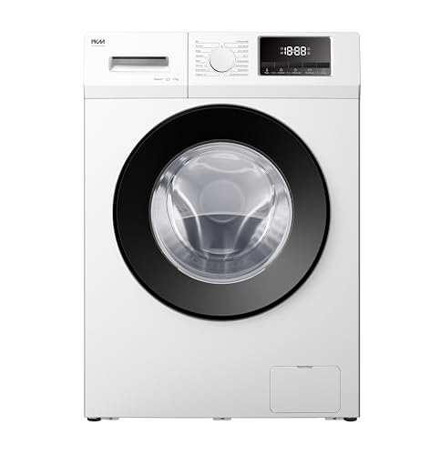 PKM WA10-ES1416DAI Waschmaschine | 16 Waschprogramme | 10 Kg | Frontlader | 1400 U/Min | Inverter Motor | Eco Funktion 40-60 | Startzeitvorwahl | Energieeffizienzklasse A | Aqua Stop | weiß