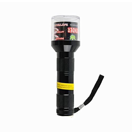 NALEINING Electric Grinder, Creative Flashlight Shape, A Good Tool for Crushing Tobacco Leaves, Herbs and Spices. (Black)