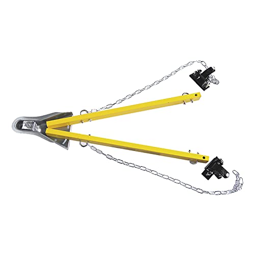 Dmc-Fpps 5000 Lbs Tow Bar With 2 Safety Chains For 2" Trailer Ball Hitch, Heavy Duty Automotive Towing Bar For Vehicles, Works With Sedan, Trucks, Jeeps, Suvs, Towing Equipment #TOP2