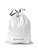 Brabantia PerfectFit Trash Bags (Size D / 4-5.3 Gal) Thick Plastic Trash Can Liners with Drawstring Handles (20 Bags)