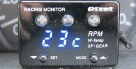PIVOT レーシングモニター RM-07L絶版品 希少青表示