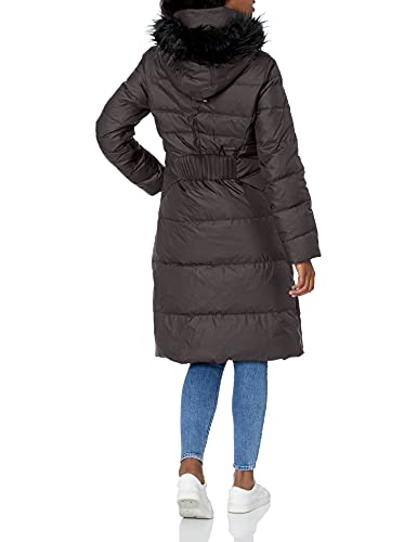 Cole Haan Women's Essential Down Coat with Fur Trim Hood2