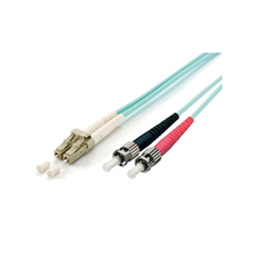 EQUIP 255211 CABLE DE FIBRA OPTICA 1 M OM3 LC ST TURQUESA