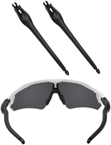 EZReplace Brazos negros de repuesto para gafas de sol Oakley Radar EV Path OO9280/Radar EV Pitch OO9211/Radar EV Path Asian Fit OO9275 (negro)