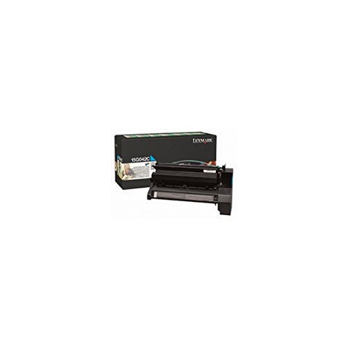 Lexmark 15G042C cartouche de toner cyan authentique pour imprimante laser