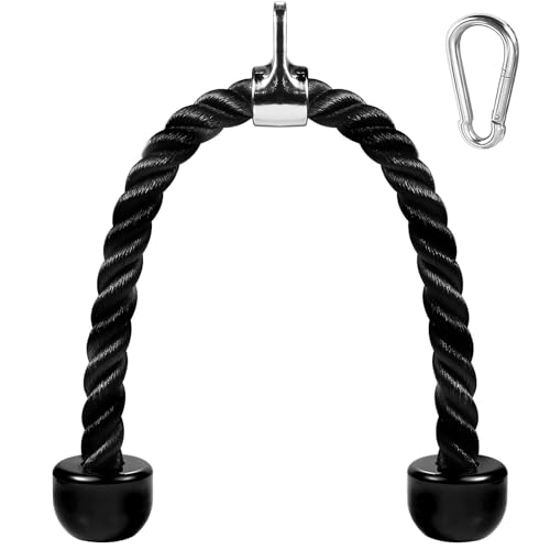Image of Tricep Rope Pull Down Rope Gym Rope Attachment Tricep Pull Down Attachment Cable Rope Attachment