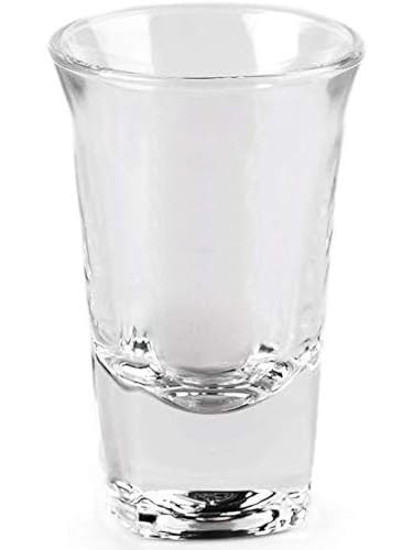 Image of Somil Clear Shot Glasses Add Fun and Style to Every Celebration and Toast. Enjoy Your Party, 30 ml, Capacity, Pack of 6, Size: 6.5 X 4.5 X 4.5 Cm
