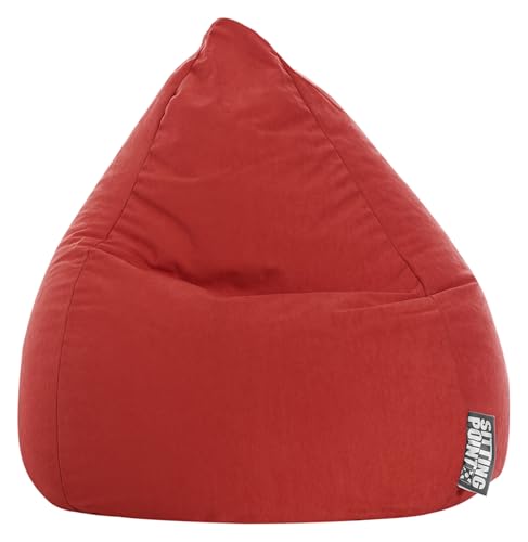 SITTING POINT only by MAGMA BeanBag Easy L Indoor Sitzsack, Lounge Sitzkissen, 70x90cm, Made in Germany, Waschbar, Sessel für Kinder & Erwachsene, Tomate SITTING POINT only by MAGMA BeanBag Easy L Indoor Sitzsack, Lounge Sitzkissen, 70x90cm, Made in Germany, Waschbar, Sessel für Kinder & Erwachsene, Tomate