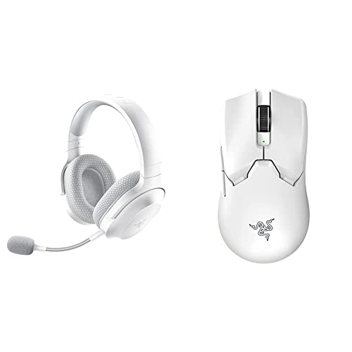 Razer Barracuda X Wireless Gaming & Mobile Headset: 2022 Model & Viper V2 Pro HyperSpeed Wireless Gaming Mouse: 59g Ultra-Lightweight - Optical Switches Gen-3-30K Optical Sensor - White