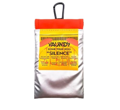 ��e Vaundy Snap Pouch "SILENCE" [Silver] ���΂� �|�[�` �L�[