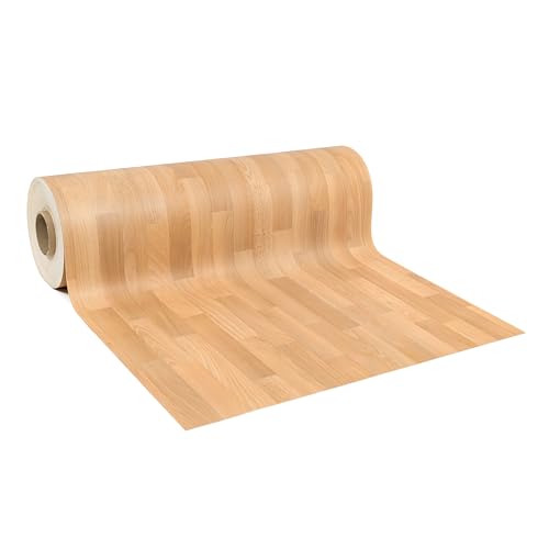 GIURI TESSUTI - Pavimento PVC BASIQ - Rivestimento in Vinile H 100cm, Venduto al Metro Lineare per Uso Residenziale Leggero - Impermeabile, Facile da Pulire, Superficie Antiscivolo (VOLDEN AMBER)