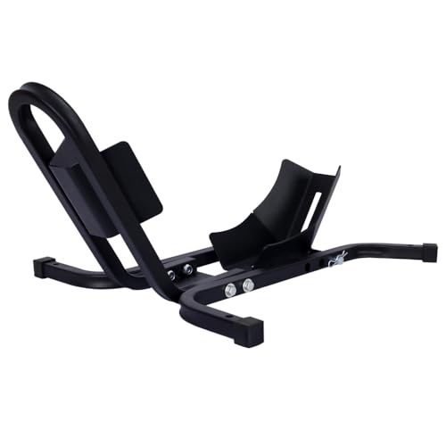 Motorcycle Front Tire Chock, 1200 lbs Heavy Duty Wheel Stand, Black Motorbike Front Chock for 17