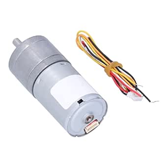 Permanent Magnet Motor, DC 24V Motor Metal Gear CW And CCW Adjustable Speed For Handicrafts 6000rpm
