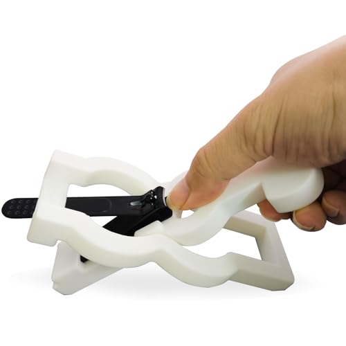 One-Handed Nail Clippers for Elderly or People with a Limb Difference or One-Sided Weakness, Such as Stroke Survivors to Cut Nails Independently