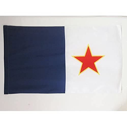 AZ FLAG, Quebec nationalist FLQ Flag, 2x3 Ft, Front de libération du Québec Banner with Sleeve, 100% Polyester