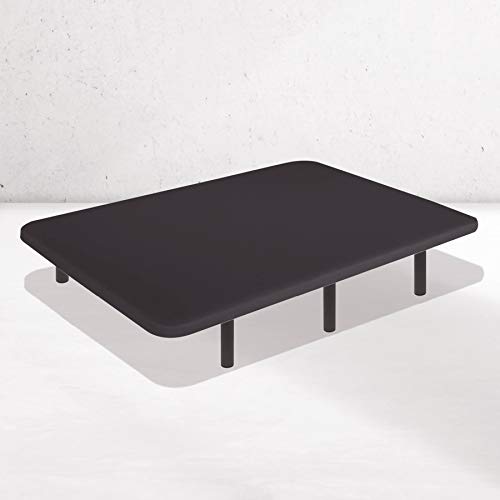 Dreaming Kamahaus Base Tapizada Tejido 3D AIRFRESH en Negro | 150 x 190 cm | 5 Barras transversales | Estructura metálica 30x40mm | Tablero Perforado | Patas 25 cm