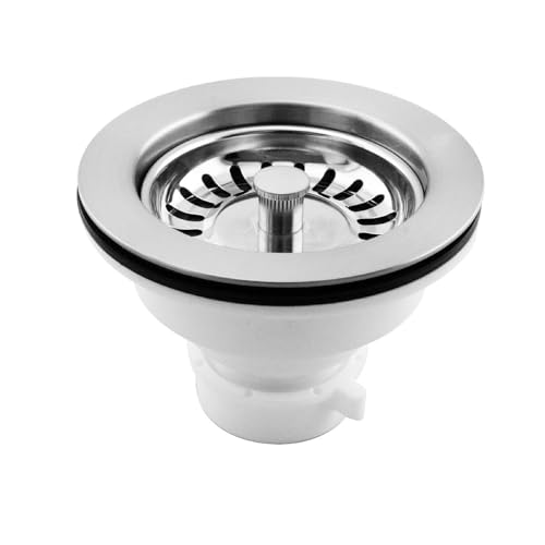 Colador grande con canasta tipo push-pull para cocina