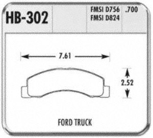 Hawk Performance Hb302P.700 Superduty Brake Pad #TOP1