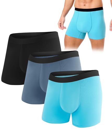SUNCHIRI Men's Incontinence Underwear, Heavy Absorbent Washable Leak-Proof Reusable Boxer