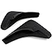4 PCS Black Car Mud Flap Universal Splash Guards with Hardware Front and Rear Combo Set