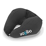 Yogibo Neck Pillow X Logo（ヨギボー ネックピロー エックス ロゴ） ダークグレー 飛行機 枕 アイマスク 便利グッズ 旅行