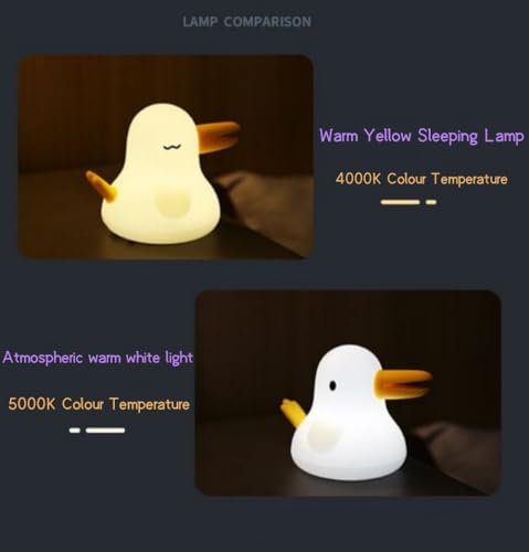 Lámpara de mesa de noche infantil Kiwi Bird LED recargable miniatura 3
