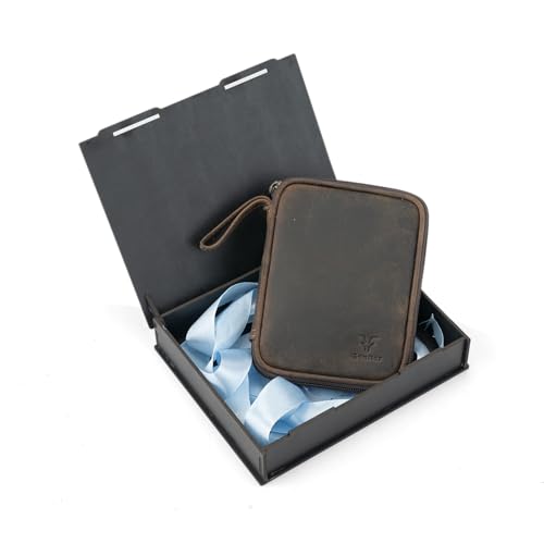 Image of Goatter Genuine Leather Gift Hamper for Men,Tech Organizer for Travel and Daily Use, (Set of 1)