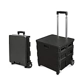 Multipurpose - Der Klappwagen ist für den Einsatz zu Hause geeignet, in der Leichtindustrie, in der Schule, im Büro, zum Einkaufen und überall dort, wo es notwendig ist, Gewicht ohne Ermüdung zu tragen.