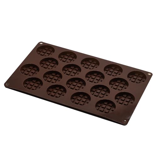 Molde para barra de caramelo,Molde de silicona para chocolate | Moldes para hacer gofres antiadherentes de 18 rejillas | Herramientas reutilizables para hornear galletas, molde de gelatina, molde mult