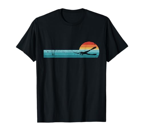 Vintage Pesca Submarina Retro Pesca Atardecer Camiseta