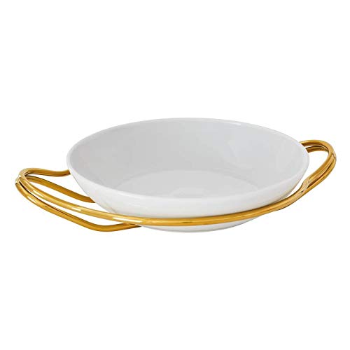 Supporto C/Risottiera Cm 36 New Living Pvd Mirror Gold