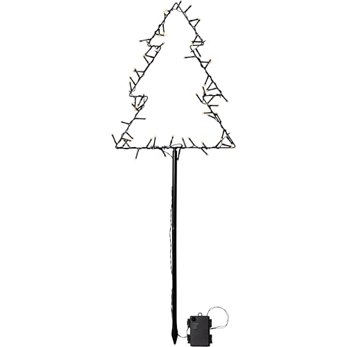 EGLO LED Weihnachtsbaum mit Erdspieß, Weihnachtsbeleuchtung außen,...