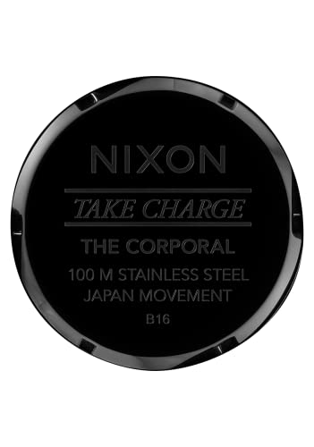 Nixon Corporal SS A346. 100m Water Resistant XL Menâs Watch (48mm Watch Face. 24mm Stainless Steel Band)