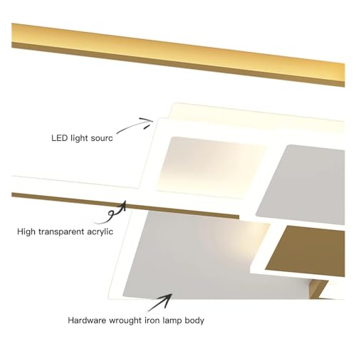 Lampes suspendues LED et lustre noir moderne 110cm télécommandé - 3