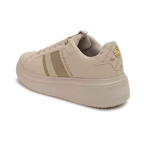 Image of U.S. Polo ASSN. Clara 3.0 Off White Light Weight Sneaker Shoes