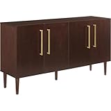 HomeStock Mid-Century Modern Sideboard - Mahogany Finish - 58' Wide - Living Room Storage