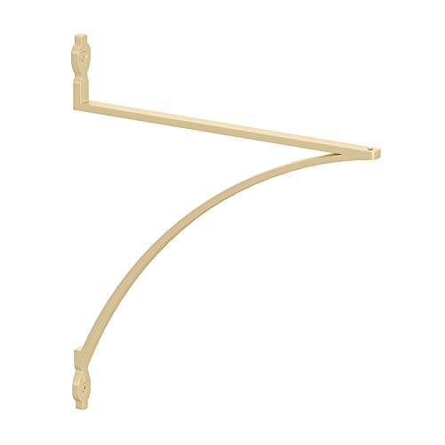 Support d'étagère décoratif or satiné Knape & Vogt 26cm