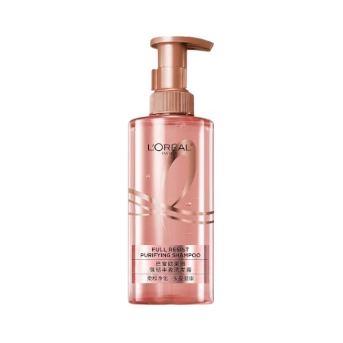 Image of L'Oreal Paris Elseve Full Resist Scalp Purifying Shampoo 440ml | Deep Cleansing Shampoo for Oily Scalp & Hair | Removes Excess Oil, Dirt & Build-Up | Refreshing Daily Hair Care