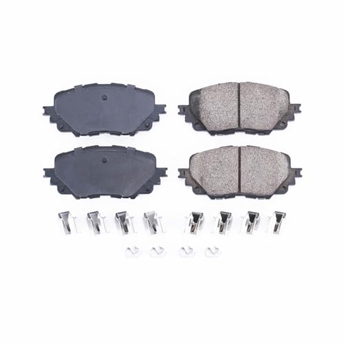 Image of PowerStop Front Brake Pads for Fiat 124 Spider 2017-20 | Mazda MX-5 Miata 2016-25 - Z17 Ceramic Brake Pads with Installation Hardware, 17-1903